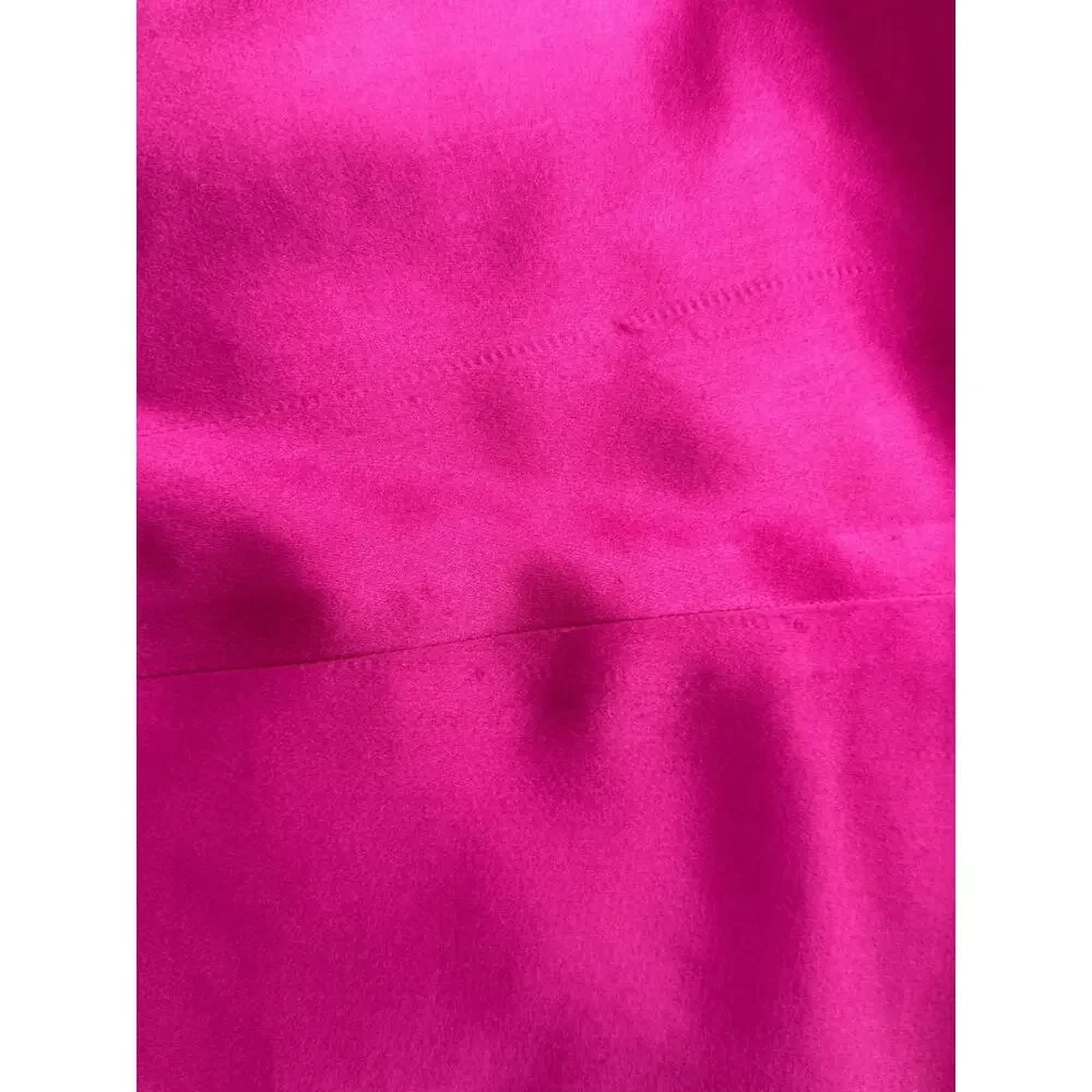 Chanel Embellished Fuchsia Silk Skirt – Fall 2000, Size 42